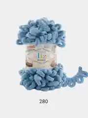 Светло-синий пряжа Alize Puffy 100% Микрополиэстер 100г 9м (Часть1)