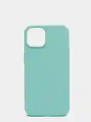 Бирюзовый чехол не пачкающийся, с бархатом внутри IPHONE 13