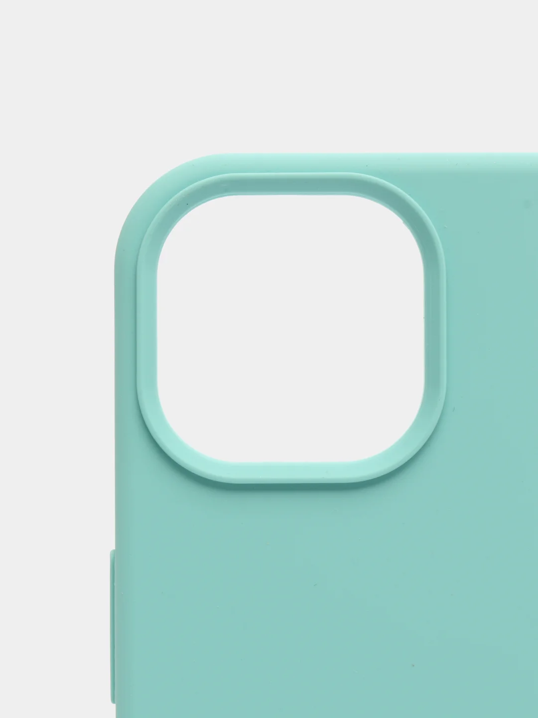 Бирюзовый чехол не пачкающийся, с бархатом внутри IPHONE 13