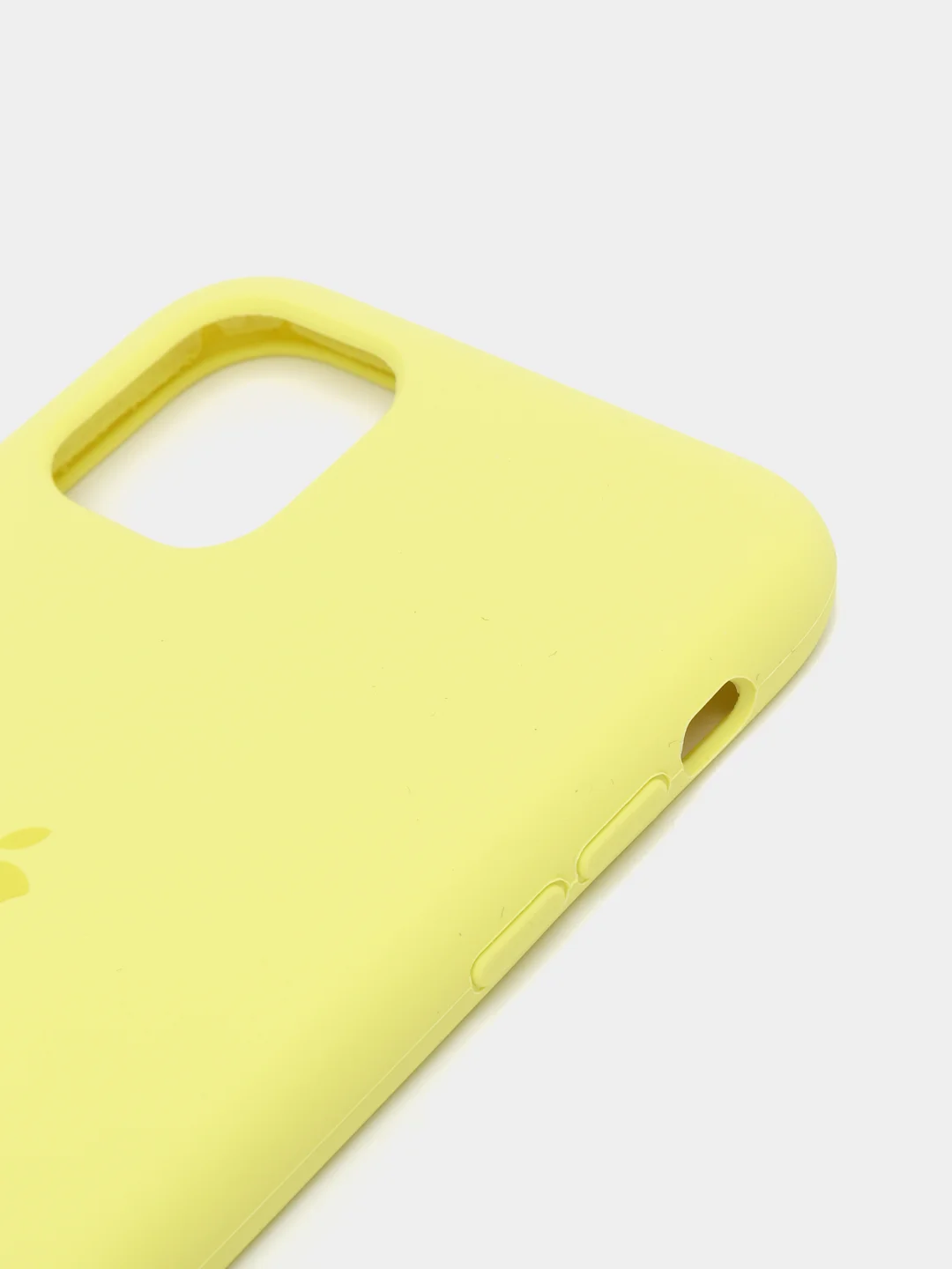 Желтый чехол не пачкающийся с бархатом внутри IPHONE 11