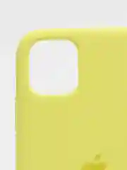 Желтый чехол не пачкающийся с бархатом внутри IPHONE 11