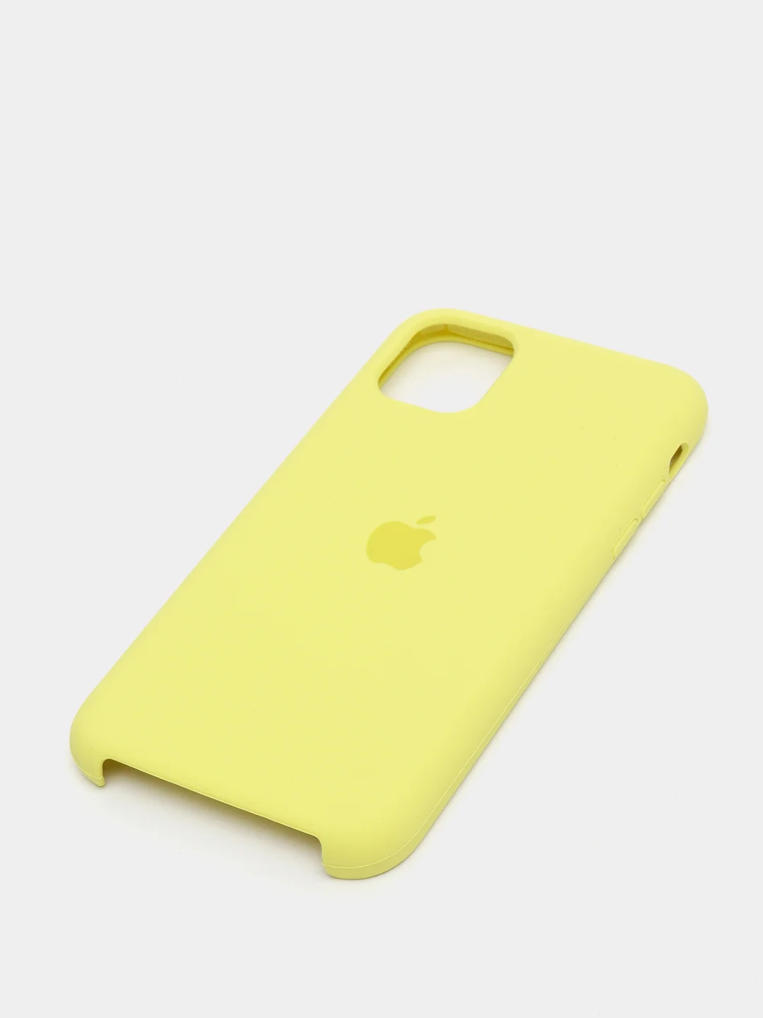 Желтый чехол не пачкающийся с бархатом внутри IPHONE 11
