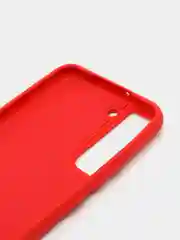 Красный чехол с бархатом внутри для Samsung S22