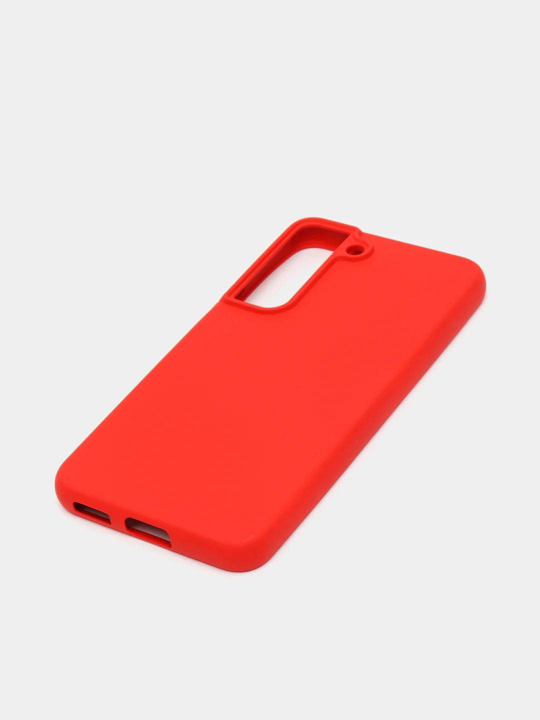 Красный чехол с бархатом внутри для Samsung S22