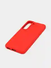 Красный чехол с бархатом внутри для Samsung S22