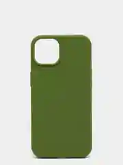 Зеленый чехол не пачкающийся, с бархатом внутри IPHONE 13