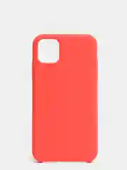 Тёмно-розовый чехол не пачкающийся с бархатом внутри IPHONE 11