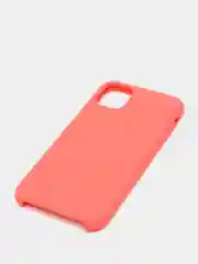 Тёмно-розовый чехол не пачкающийся с бархатом внутри IPHONE 11
