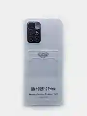 Прозрачный чехол противоударный с отделом под карту для Xiaomi Redmi 10C, 9A, 9C, A1+, Poco M3, M5