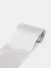 Серебряный лента атласная, 100 мм