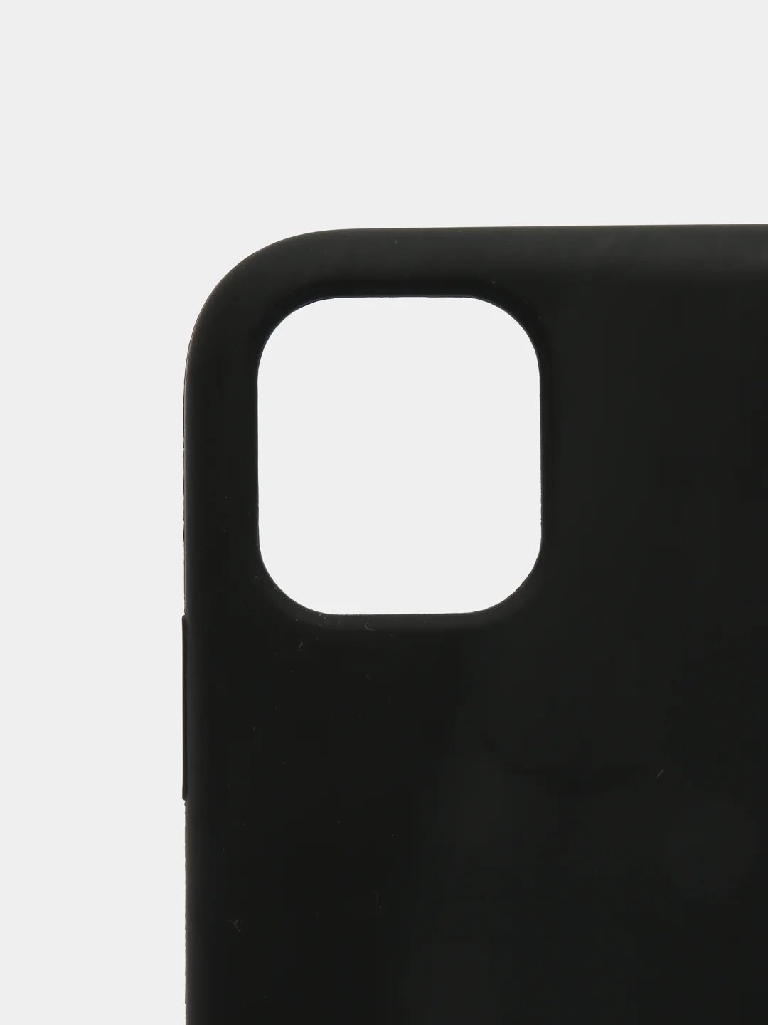 Черный чехол не пачкающийся с бархатом внутри IPHONE 11