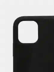 Черный чехол не пачкающийся с бархатом внутри IPHONE 11