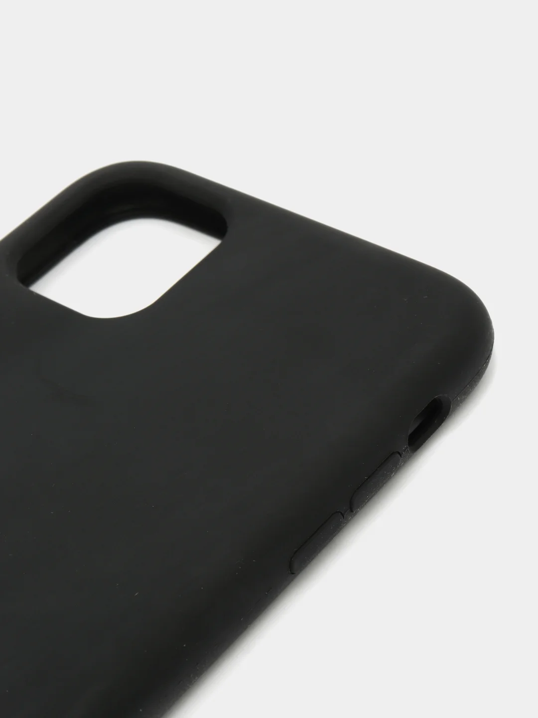 Черный чехол не пачкающийся с бархатом внутри IPHONE 11