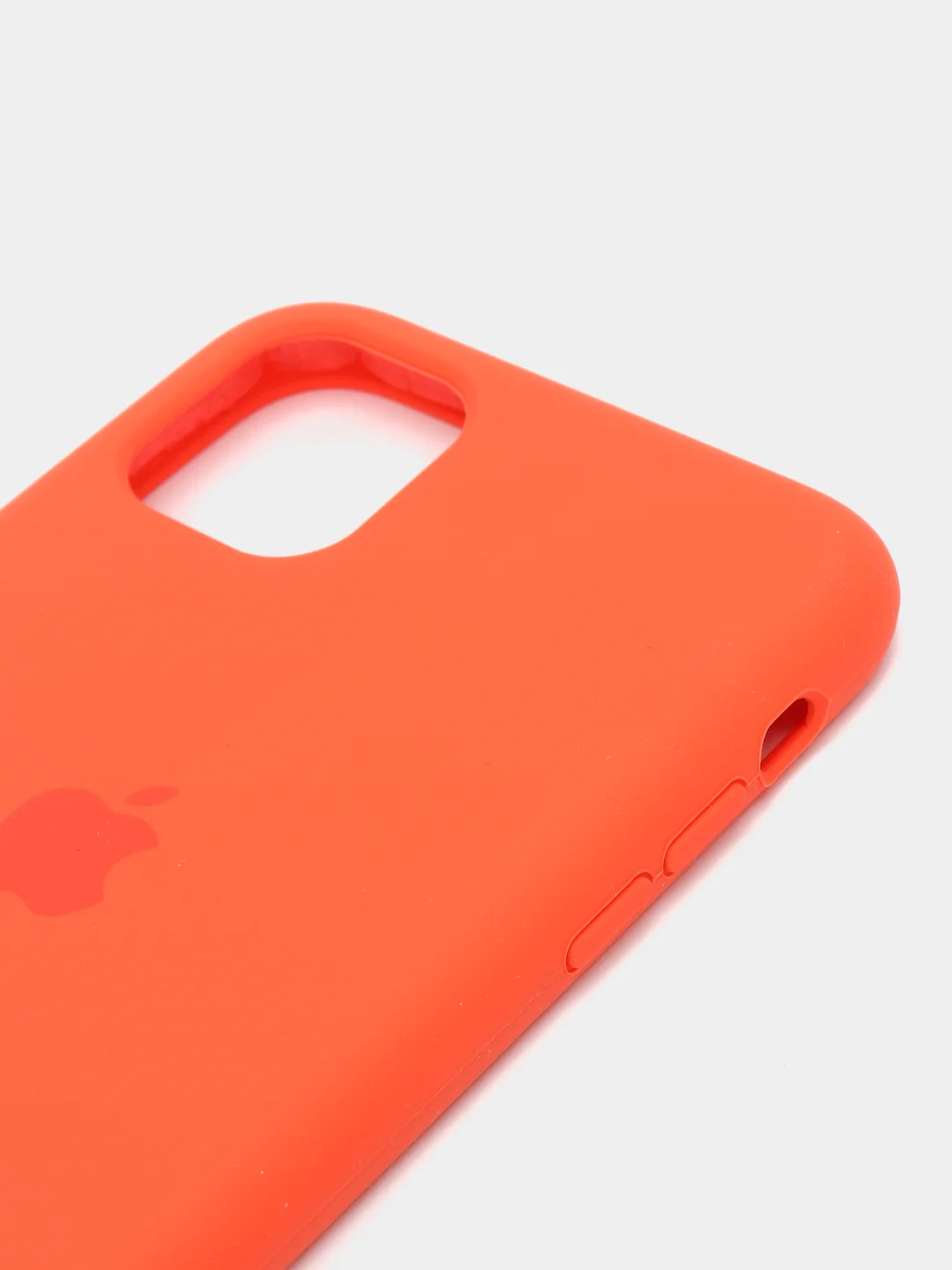 Кораллово-розовый чехол не пачкающийся с бархатом внутри IPHONE 11