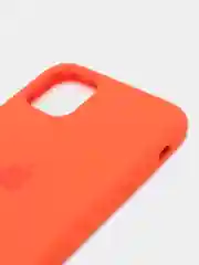 Кораллово-розовый чехол не пачкающийся с бархатом внутри IPHONE 11