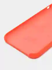 Кораллово-розовый чехол не пачкающийся с бархатом внутри IPHONE 11