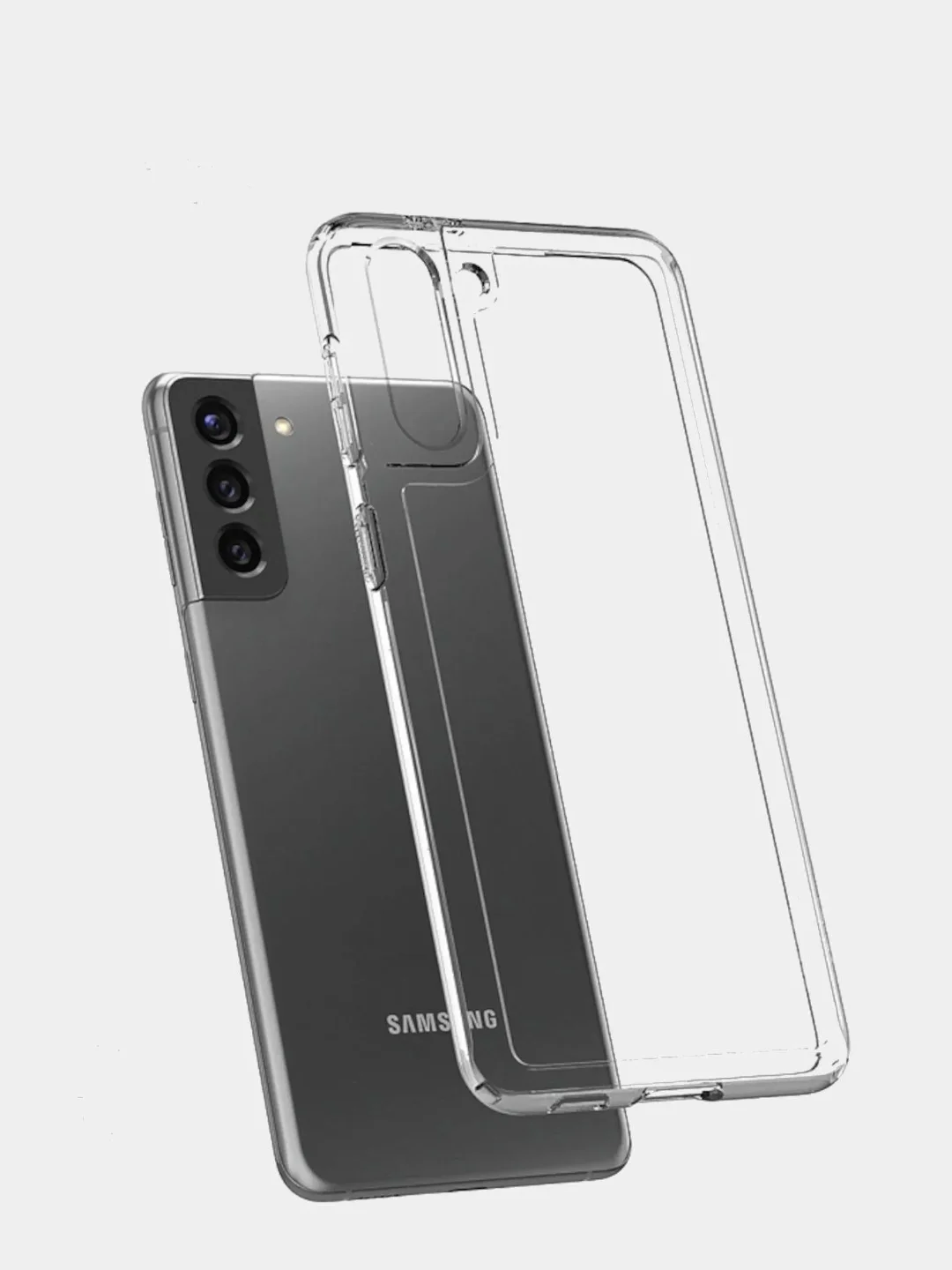 Чехол Samsung Galaxy S22 Plus, Самсунг Галакси С22 Плюс прозрачный, силиконовый