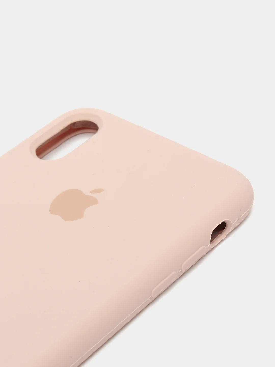 Бежевый чехол с бархатом внутри IPhone XS MAX