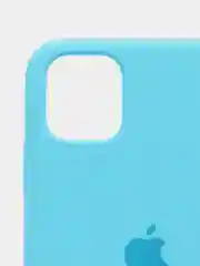 Голубой чехол не пачкающийся с бархатом внутри IPHONE 11