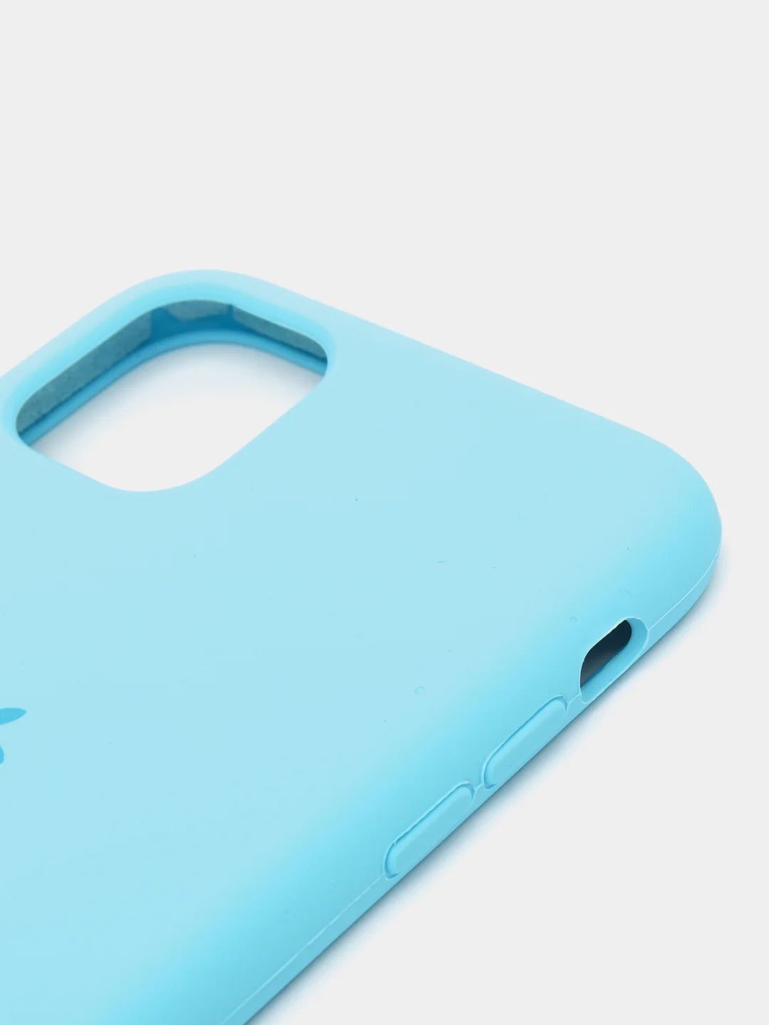 Голубой чехол не пачкающийся с бархатом внутри IPHONE 11
