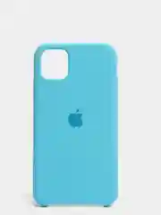 Голубой чехол не пачкающийся с бархатом внутри IPHONE 11