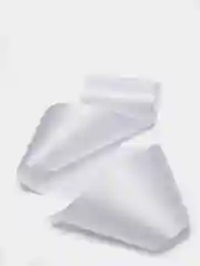 Белый лента атласная, 100 мм