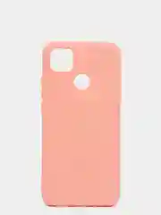 Розовый чехол с защитой камеры и бархатом внутри для XIAOMI REDMI 9C