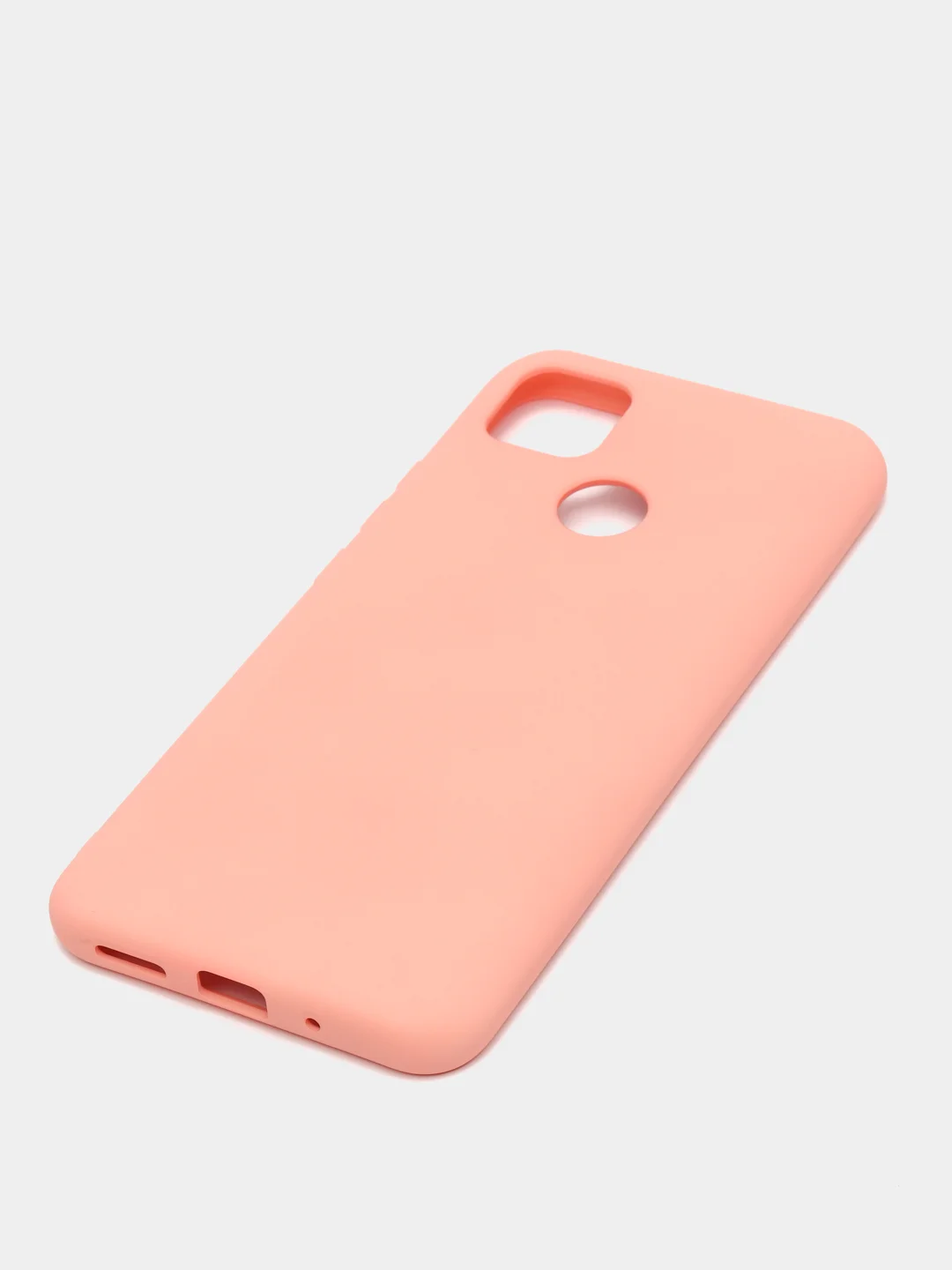 Розовый чехол с защитой камеры и бархатом внутри для XIAOMI REDMI 9C