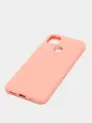 Розовый чехол с защитой камеры и бархатом внутри для XIAOMI REDMI 9C
