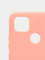 Розовый чехол с защитой камеры и бархатом внутри для XIAOMI REDMI 9C