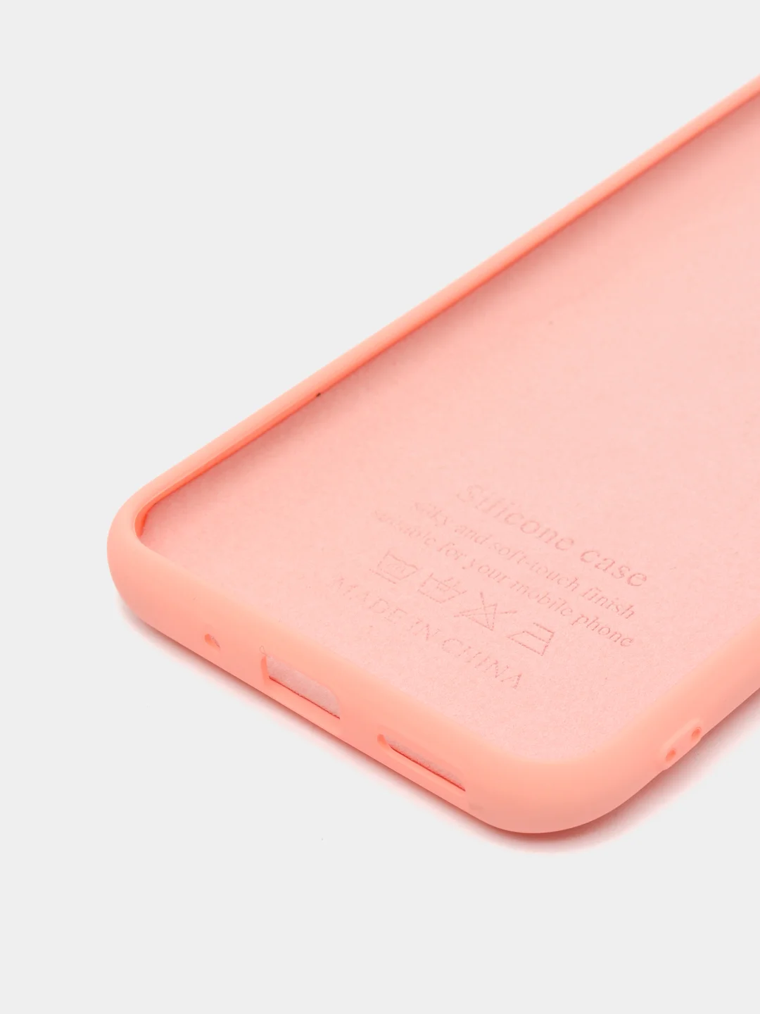 Розовый чехол с защитой камеры и бархатом внутри для XIAOMI REDMI 9C