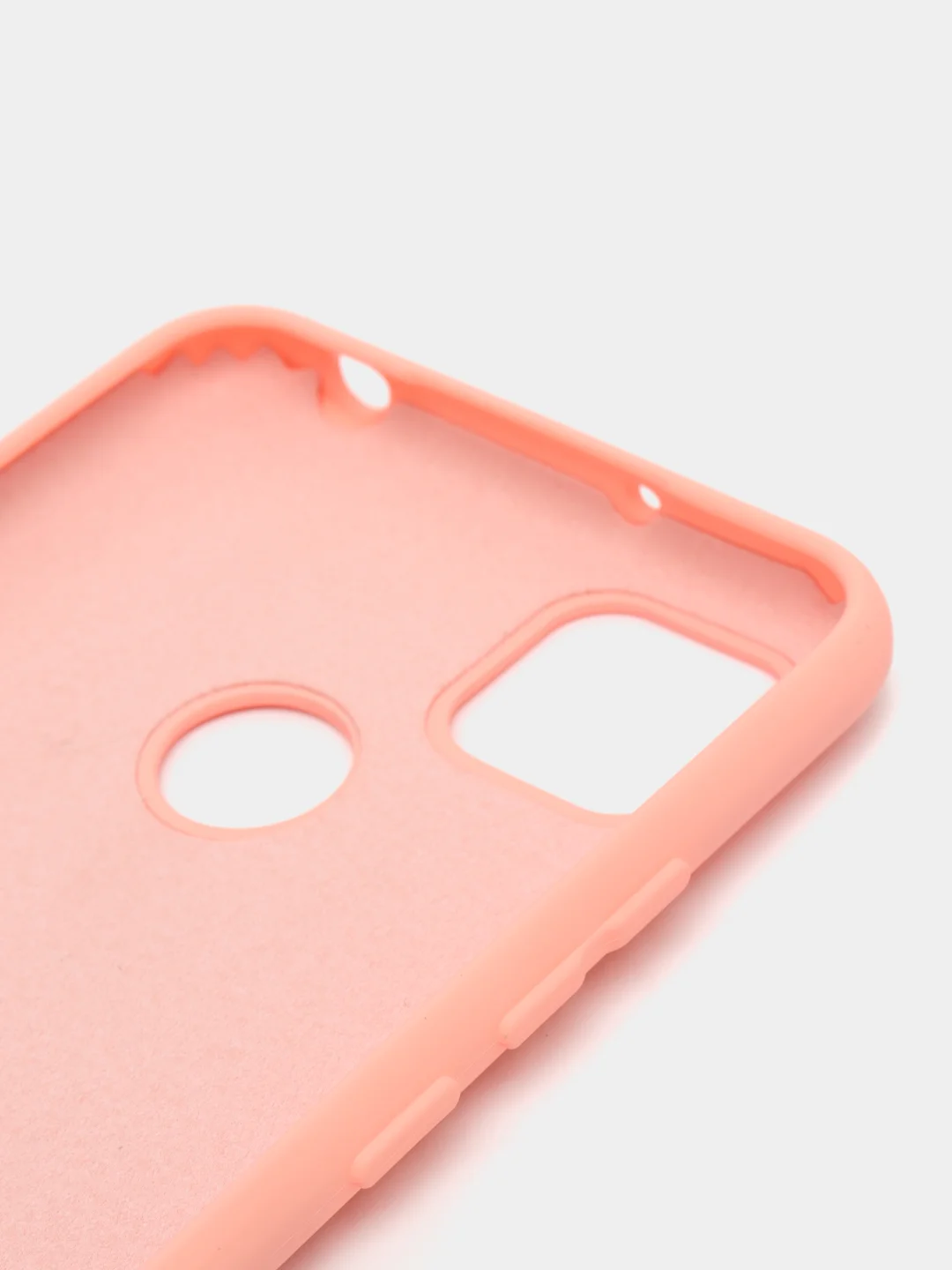Розовый чехол с защитой камеры и бархатом внутри для XIAOMI REDMI 9C