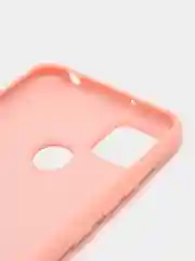 Розовый чехол с защитой камеры и бархатом внутри для XIAOMI REDMI 9C