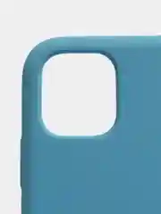 Синий чехол не пачкающийся с бархатом внутри IPHONE 11