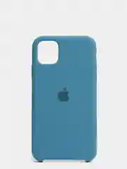Синий чехол не пачкающийся с бархатом внутри IPHONE 11
