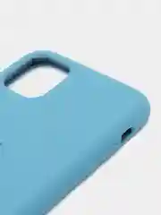 Синий чехол не пачкающийся с бархатом внутри IPHONE 11