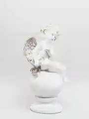 Садовая фигурка Decobraz "Ангел на шаре", газонная, 21*19*44 см