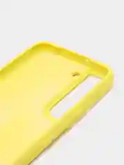 Желтый чехол с бархатом внутри для Samsung S22