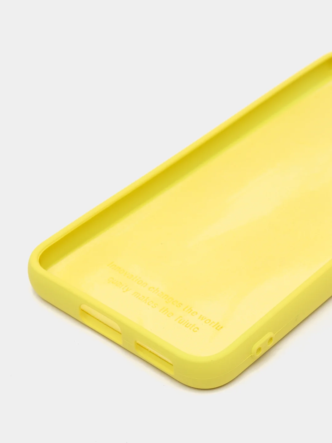Желтый чехол с бархатом внутри для Samsung S22