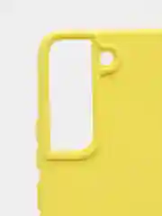 Желтый чехол с бархатом внутри для Samsung S22