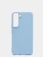 Голубой чехол с бархатом внутри для Samsung S22