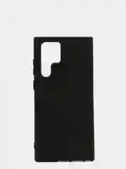 Черный чехол с бархатом внутри для Samsung S22 ULTRA