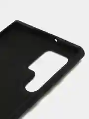 Черный чехол с бархатом внутри для Samsung S22 ULTRA