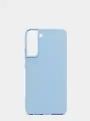 Голубой чехол с бархатом внутри для Samsung S22 plus / S22+