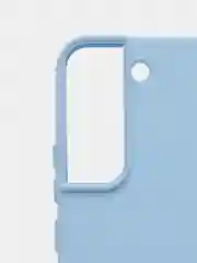 Голубой чехол с бархатом внутри для Samsung S22 plus / S22+