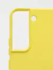 Желтый чехол с бархатом внутри для Samsung S22 plus / S22+