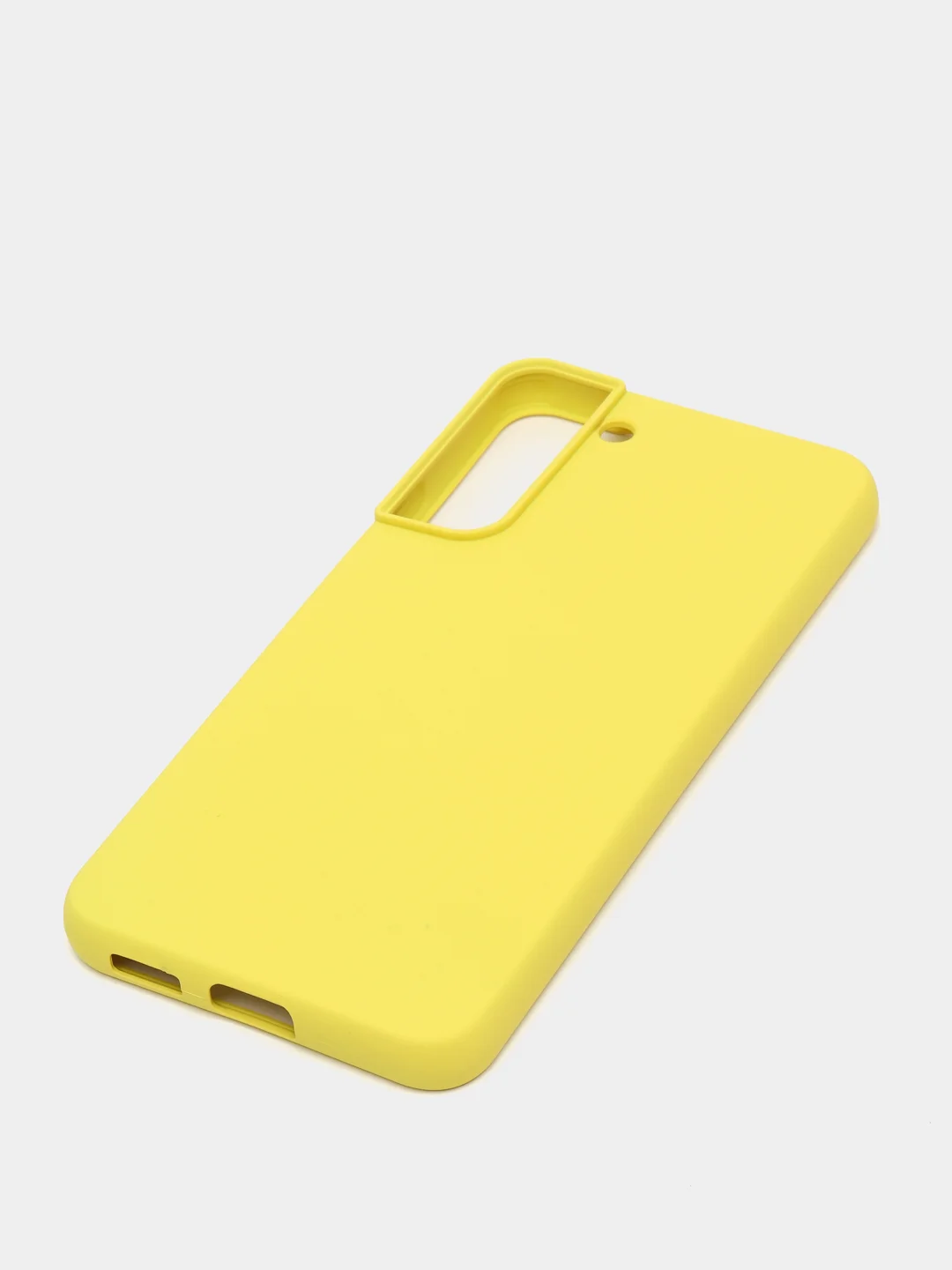 Желтый чехол с бархатом внутри для Samsung S22 plus / S22+