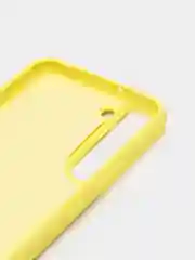 Желтый чехол с бархатом внутри для Samsung S22 plus / S22+