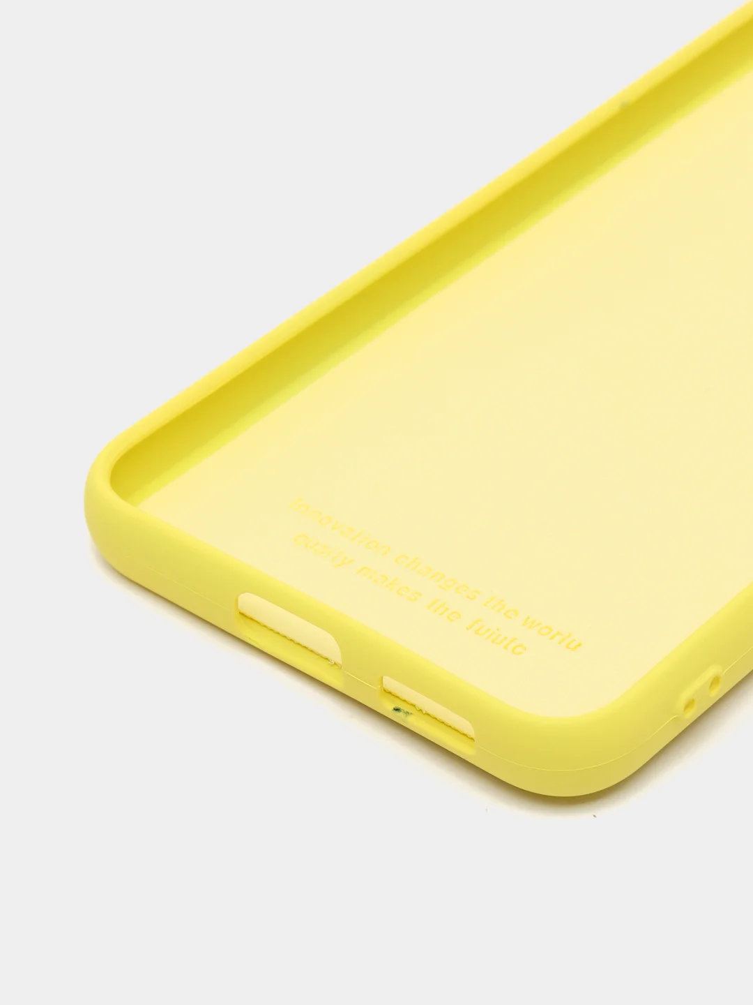 Желтый чехол с бархатом внутри для Samsung S22 plus / S22+