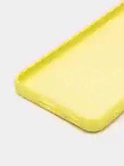 Желтый чехол с бархатом внутри для Samsung S22 plus / S22+
